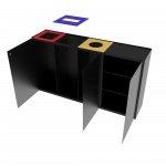 EIGER-PC_coș din metal pentru food court cu spațiu pentru tăvi_binsignia.com_4