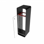 ARIZARO CRYSTAL PC_coșuri moderne de gunoi din metal vopsit și plexiglas_binsignia.com_8