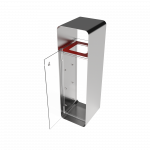 ARIZARO CRYSTAL SST coș de reciclare din oțel inoxidabil si plexiglas_binsignia.com_8